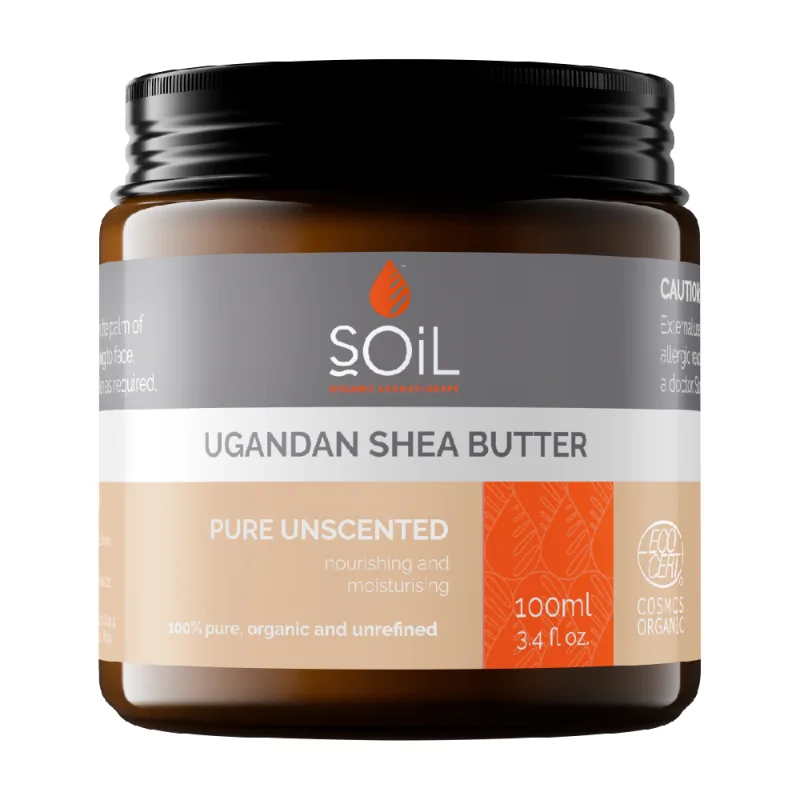 Unt de Shea Fair Trade Pur Inodor 100% Organic, 100ml, Soil — preț și oferte