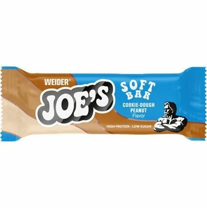 Baton proteic cu aroma de Cookie-Dough Peanut Joe's Soft Bat, 50g, Weider — preț și oferte