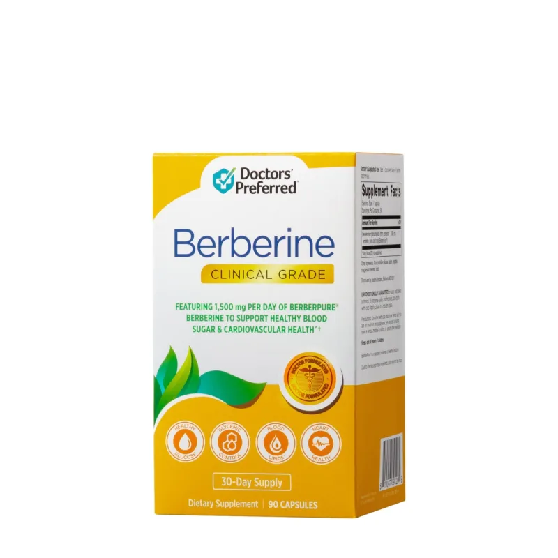 Berberina 500mg Doctors’ Prefered® Berberine Clinical Grade, 90 capsule, GNC — preț și oferte
