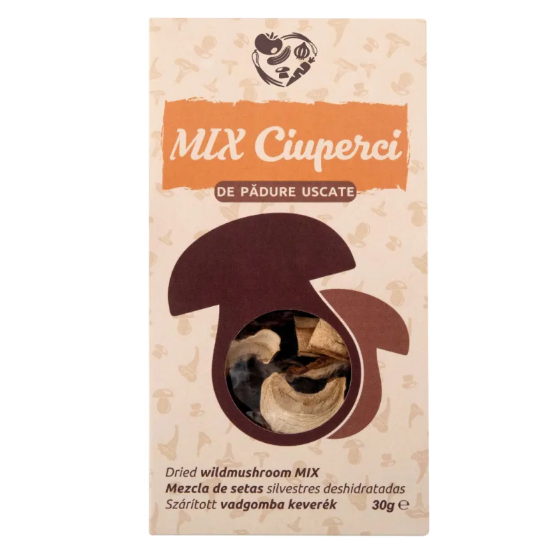 Mix de ciuperci de padure, 30g, Ecotravio — preț și oferte