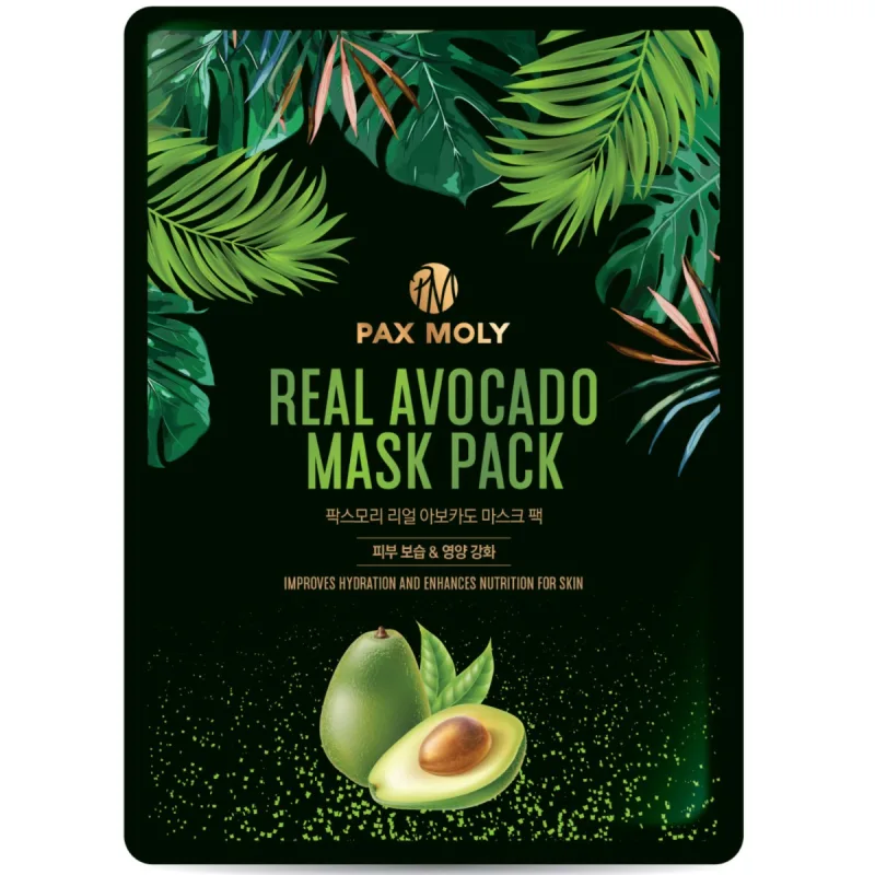 Masca tip servetel cu avocado, 25ml, Pax Moly — preț și oferte