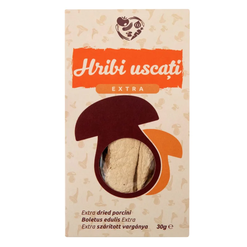 Hribi uscati extra, 30g, Ecotravio — preț și oferte