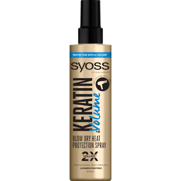Spray protectie termica Keratin & Volume, 200ml, Syoss — preț și oferte