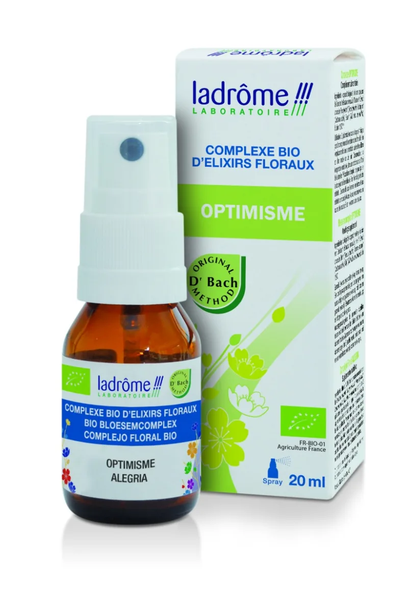Spray cu complex din elixiruri florale Eco Bach Optimism, 20ml, Ladrome — preț și oferte