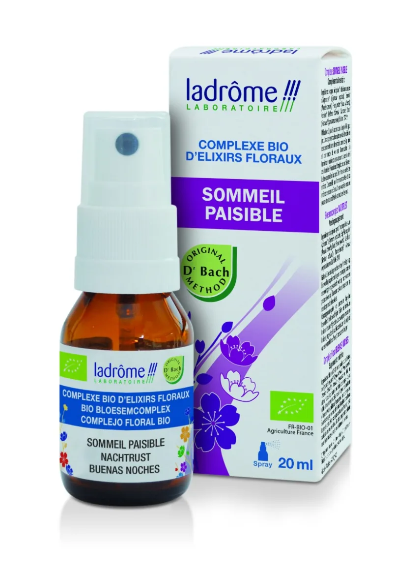 Spray cu complex din elixiruri florare Eco Bach Somn Linistit, 20ml, Ladrome — preț și oferte