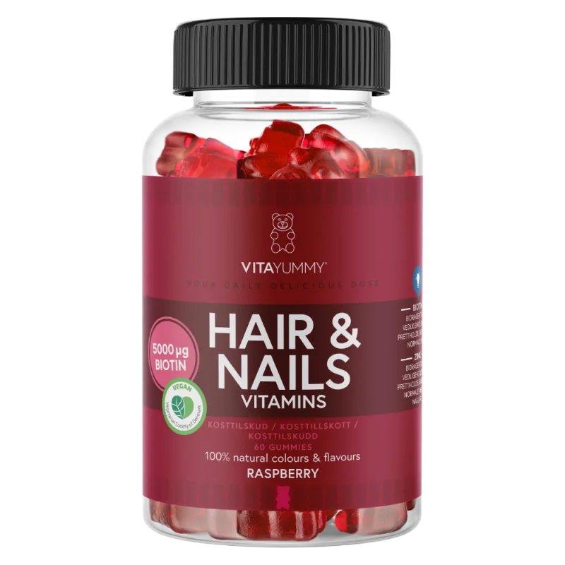 Multivitamine pentru unghii si par, 60 jeluri, Vitayummy — preț și oferte