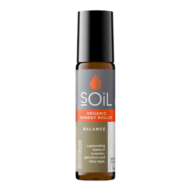 Roll-on cu uleiuri esentiale pure organice Ecocert Balance Amestec echilibrat, 10ml, Soil — preț și oferte
