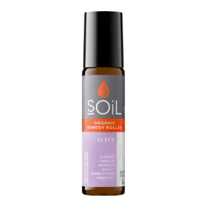 Roll-on cu uleiuri esentiale pure organice Ecocert somn calm Sleep, 10ml, Soil