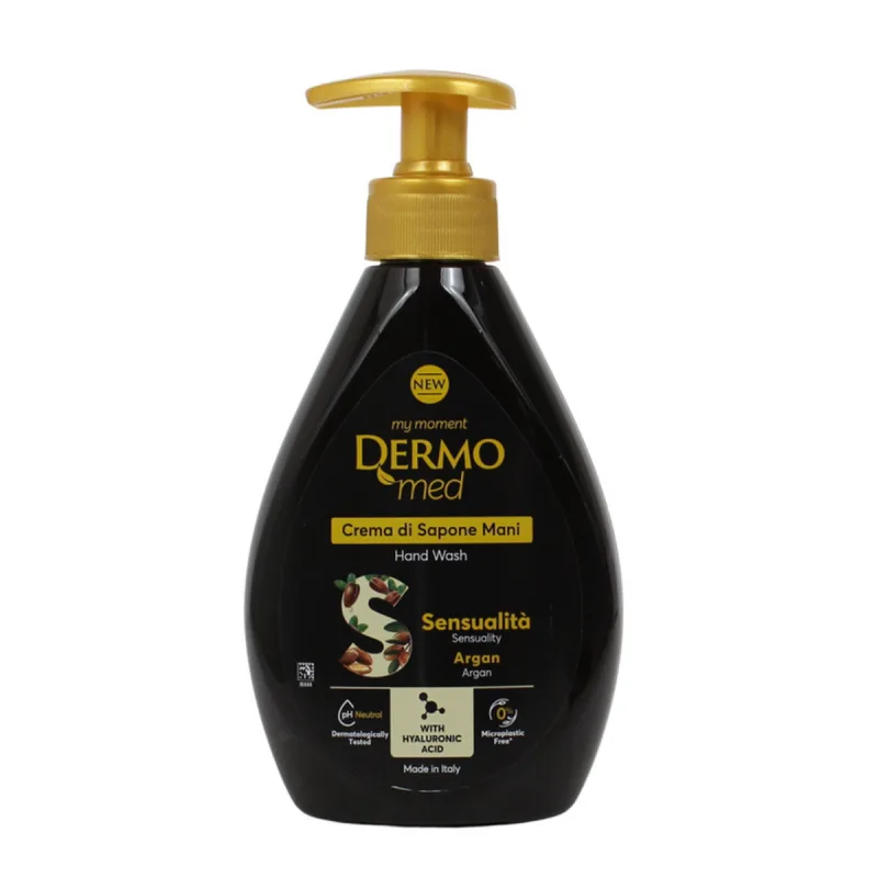 Crema de sapun Argan cu dispenser Senzualitate, 300ml, Dermomed — preț și oferte