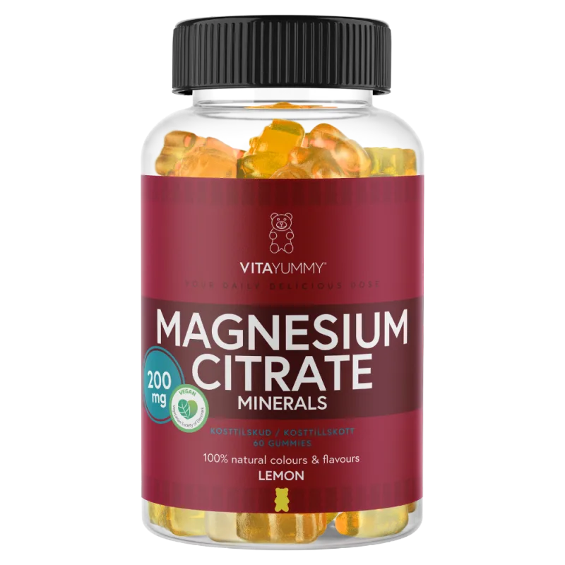 Citrat de magneziu ursuleti gumati vegani, 60 jeleuri, Vitayummy — preț și oferte