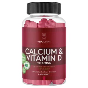 Calciu + Vitamina D ursuleti gumati vegani, 60 jeleuri, Vitayummy