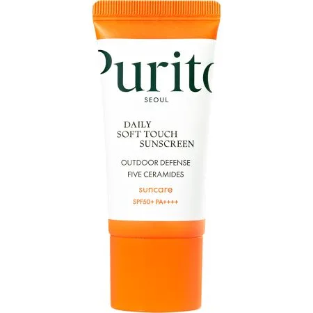 Crema de fata vegana pentru protectie solara cu SPF 50+ PA++++ Daily Soft Touch, 15ml, Purito — preț și oferte