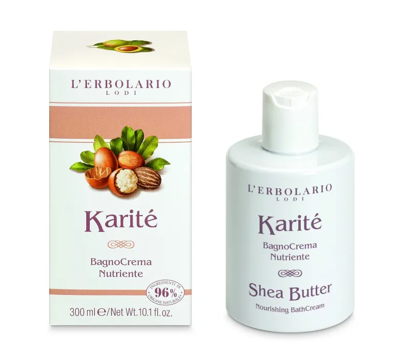 L'Erbolario Crema de baie nutritiva cu unt de shea, 300ml — preț și oferte