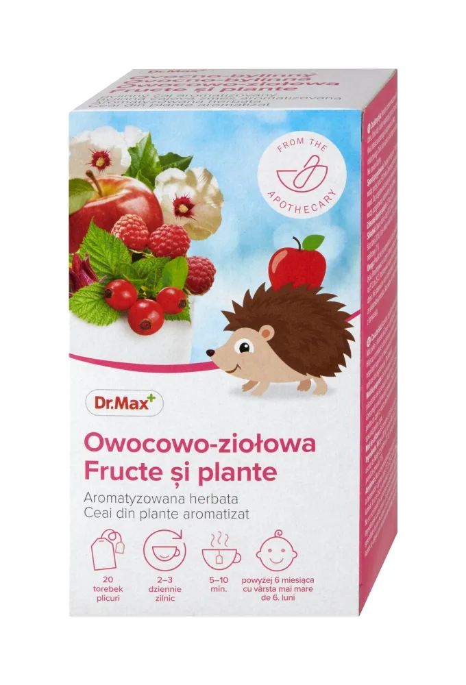 Dr. Max Ceai din fructe pentru copii, 20 plicuri — preț și oferte