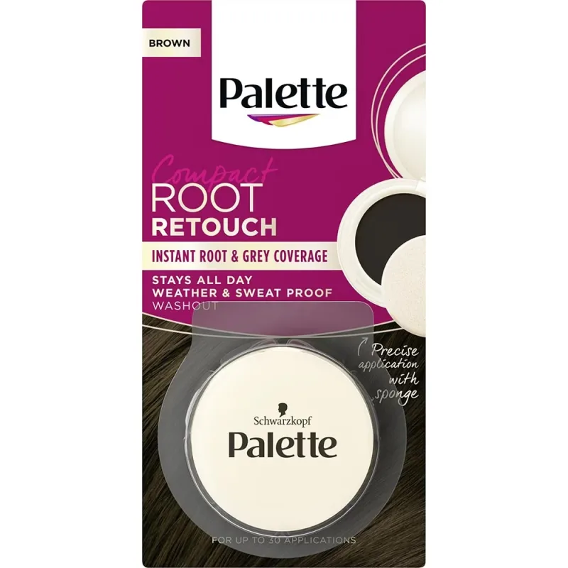 Corector pentru acoperirea firelor albe 4-0 Saten Compact Root Retouch, 3g, Palette — preț și oferte