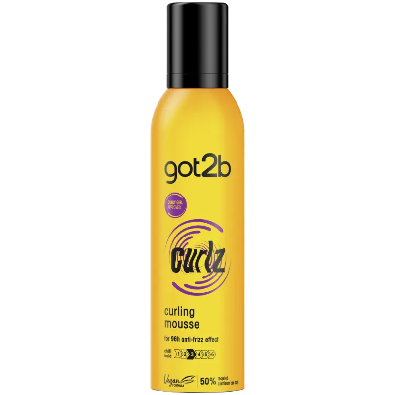 Spuma pentru bucle Curlz, 250ml, Got2B — preț și oferte