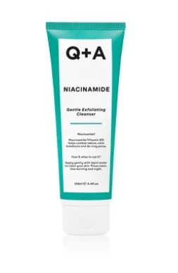 Gel de spalare exfoliant cu niacinamide, 125ml, Q+A — preț și oferte