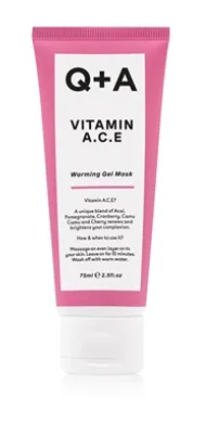 Masca gel cu efect de incalzire Vitamin A.C.E, 75ml, Q+A — preț și oferte
