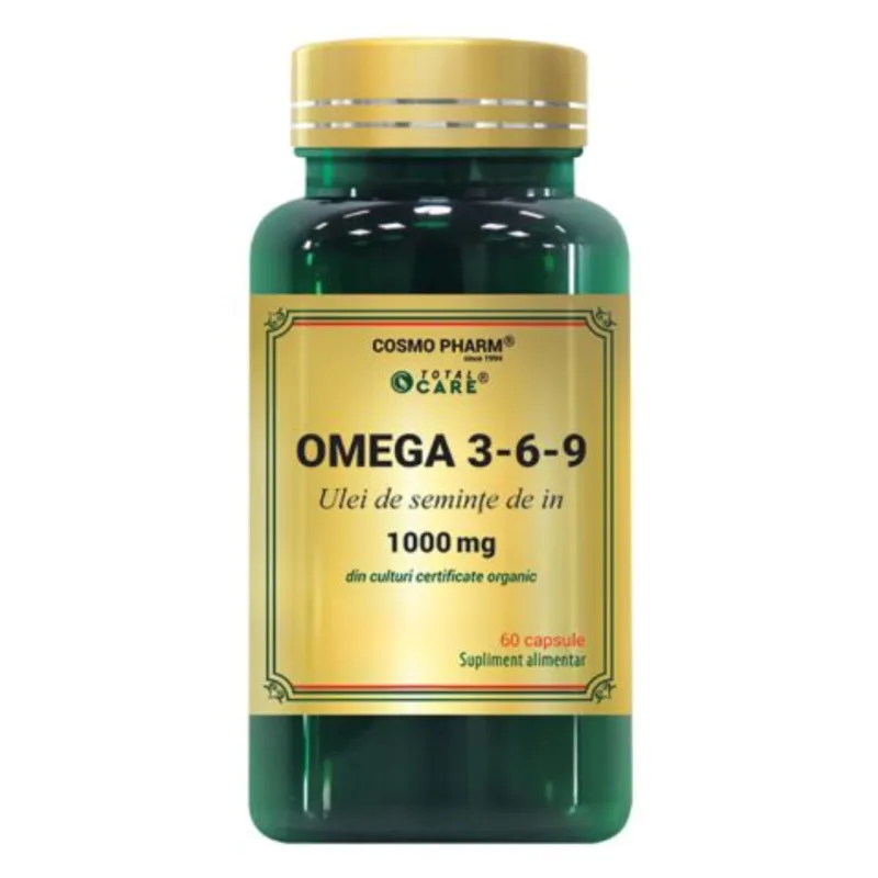 Premium Omega 3-6-9 1000mg, 60 capsule, Cosmopharm — preț și oferte