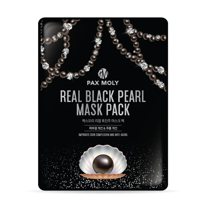 Masca tip servetel cu perle negre, 25ml, Pax Moly — preț și oferte