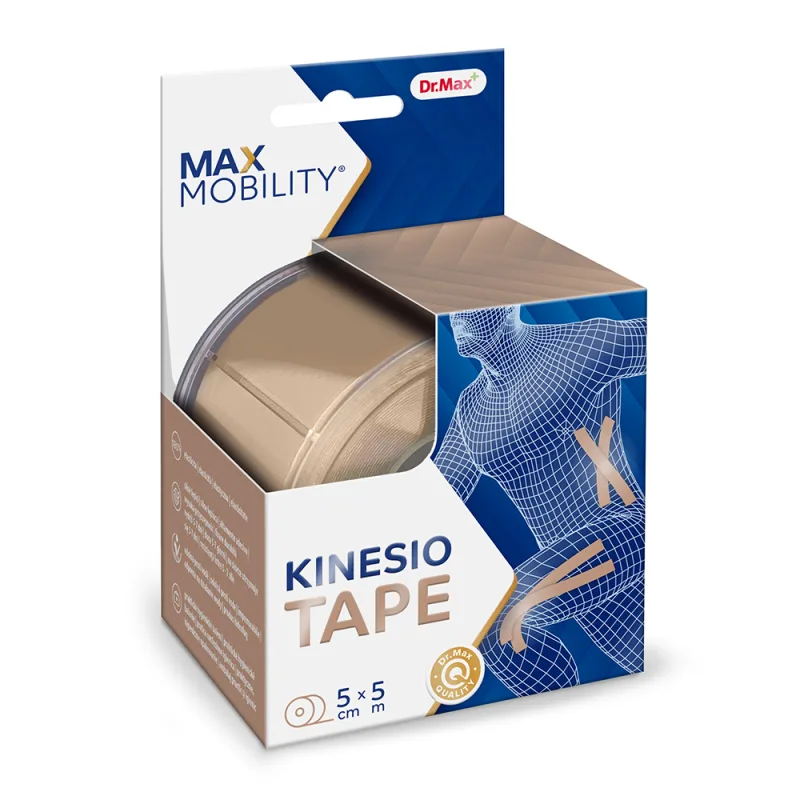 Dr. Max Banda Kinesio Nude 5cm x 5m, 1 bucata — preț și oferte
