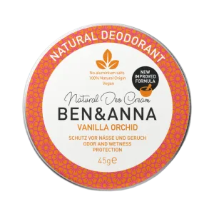 Deodorant natural crema Vanilla Orchid, 45g, Ben&Anna