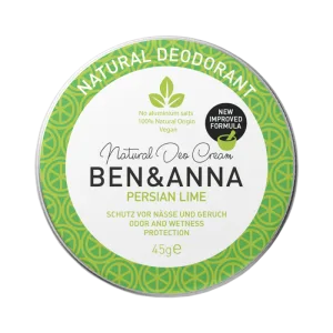 Deodorant natural crema Persian Lime, 45g, Ben&Anna