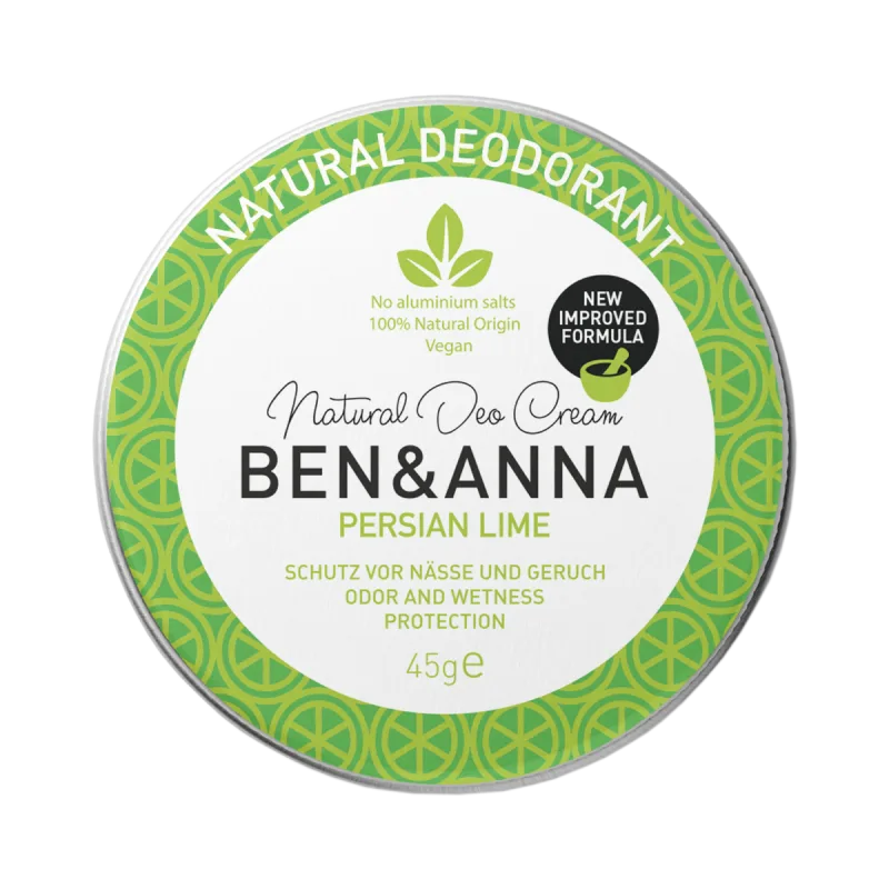 Deodorant natural crema Persian Lime, 45g, Ben&Anna — preț și oferte