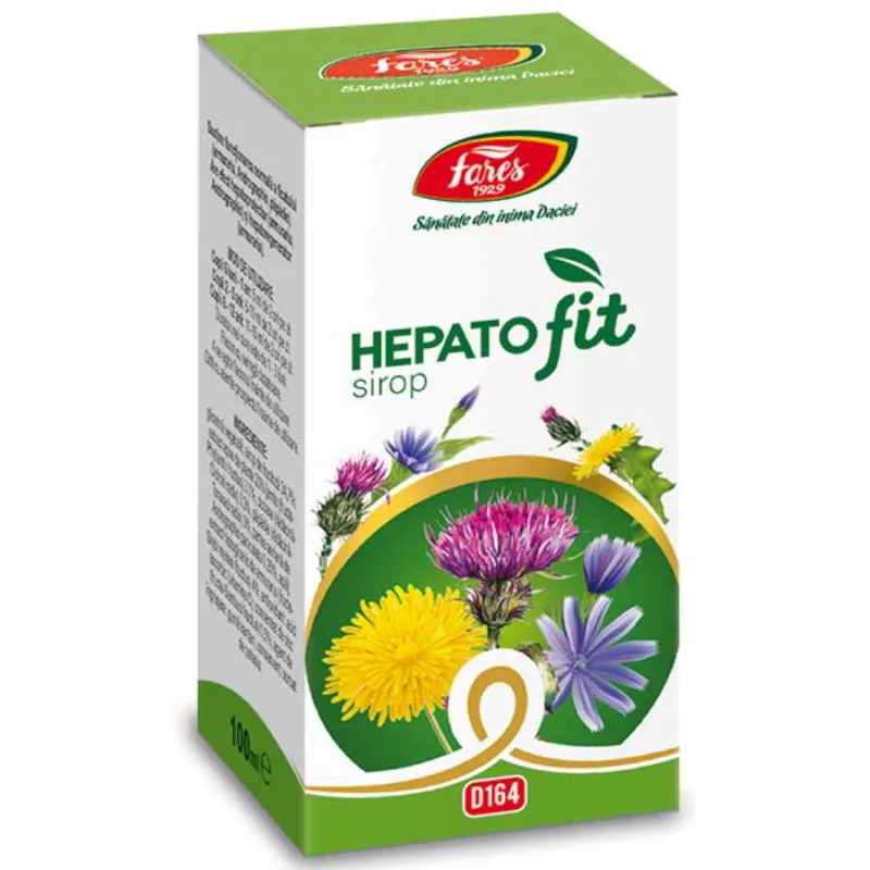 Sirop cu fructoza Hepatofit, 100ml, Fares — preț și oferte