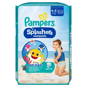 Scutece chilotel pentru apa Marimea 4-5 9-15kg, 11 bucati, Pampers
