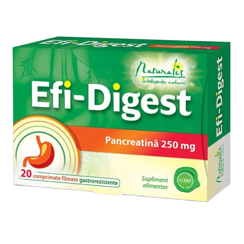 Efi-Digest, 20 comprimate, Naturalis — preț și oferte