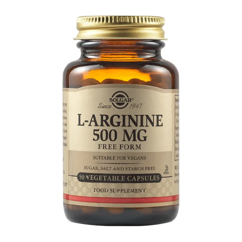 L-Arginina 500 mg, 50 capsule, Solgar — preț și oferte