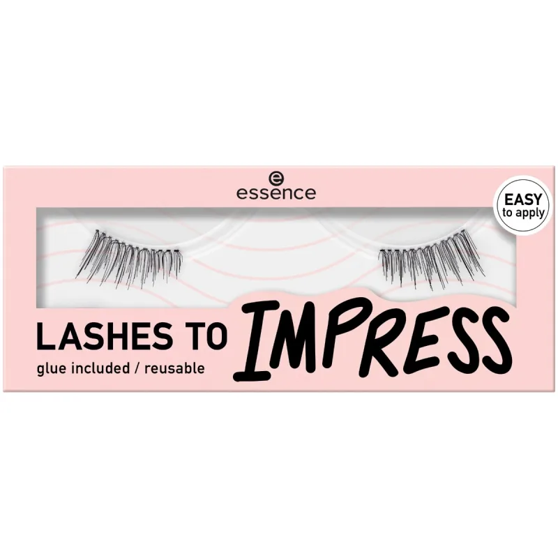 Gene false Lashes To Impress 03 - Half Lashes, 1 pereche, Essence — preț și oferte
