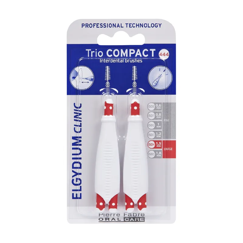 Periuta interdentara Mix Narrow Trio Compact, 2 bucati, Elgydium — preț și oferte