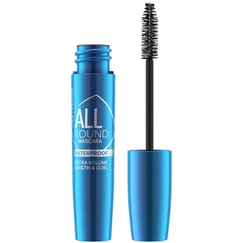 Mascara rezistent la apa Allround Waterproof 010 - Blackest Black, 11ml, Catrice — preț și oferte