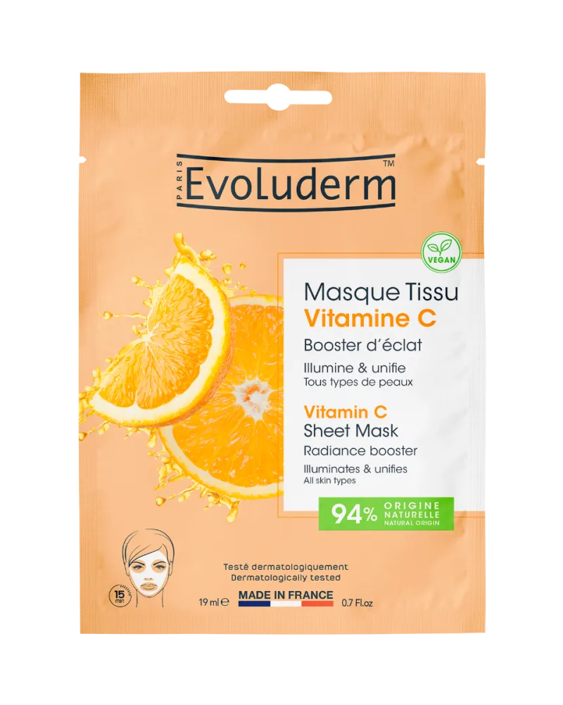 Masca iluminatoare cu Vitamina C, 19ml, Evoluderm — preț și oferte