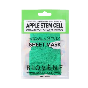 Masca servetel cu celule stem din mar si acid hialuronic Wrinkle Support, 20ml, Biovene
