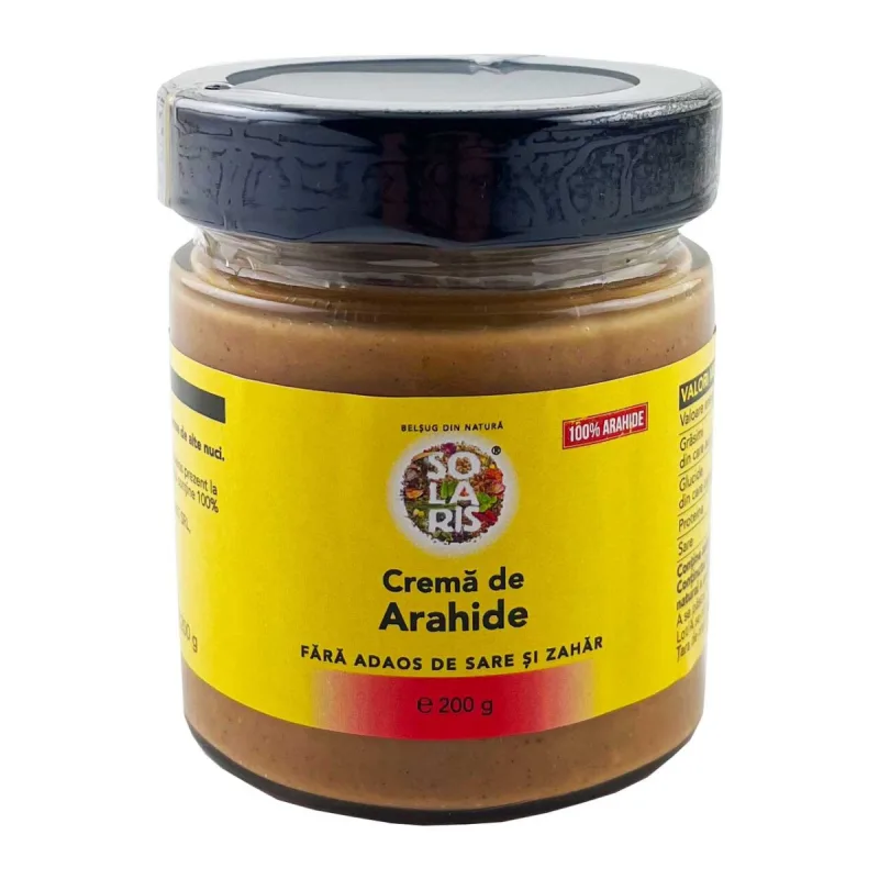 SOLARIS CREMA DE ARAHIDE 200 GR — preț și oferte