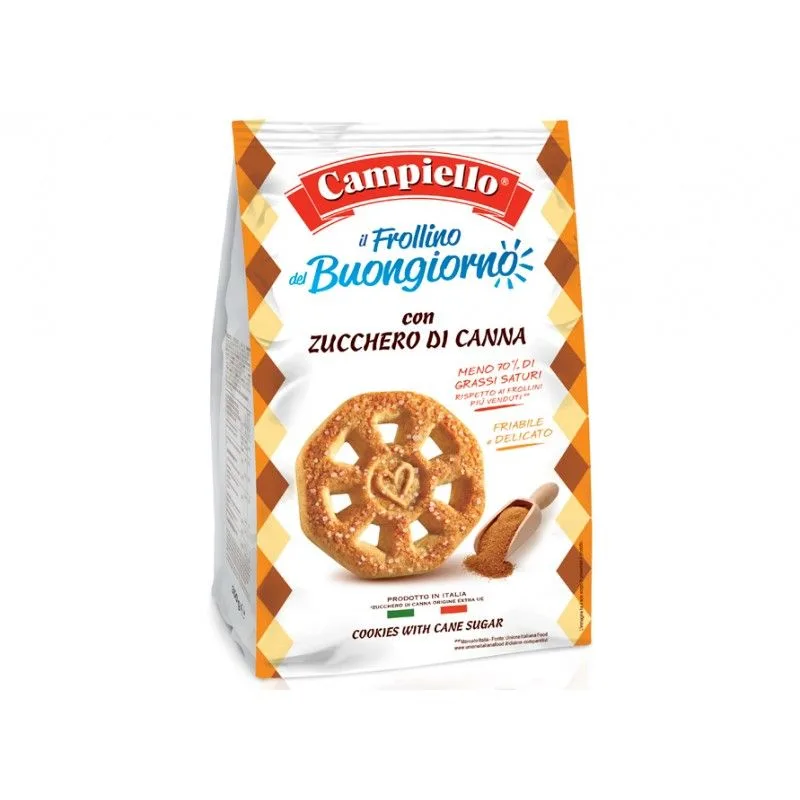 Biscuiti cu zahar din trestie, 350g, Campiello — preț și oferte