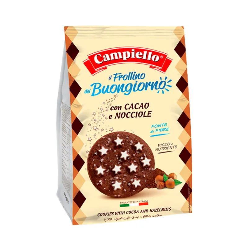 Biscuiti cu cacao si alune Dolcezze, 350g, Campiello — preț și oferte