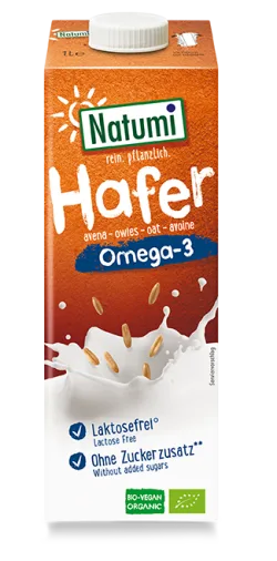 Bautura Bio din ovaz cu Omega 3, 1l, Natumi