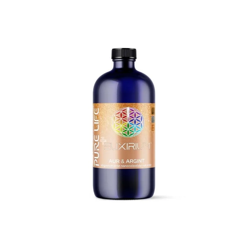 Solutie nanocoloidala cu aur si argint Minerals+ Mix Elixirium, 480 ml, Pure Life — preț și oferte