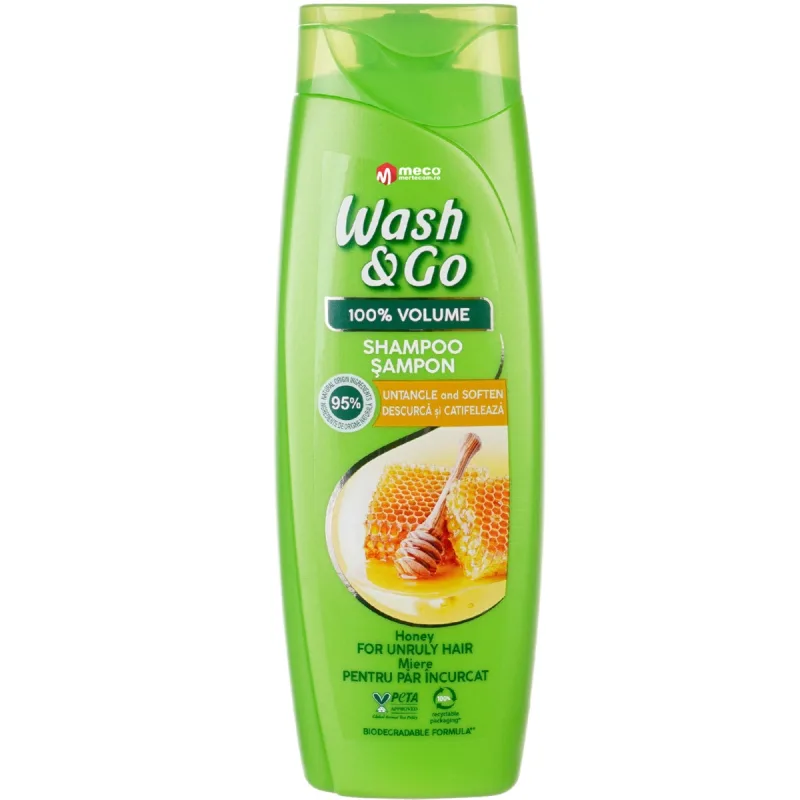 Sampon cu miere, 360ml, Wash&Go — preț și oferte