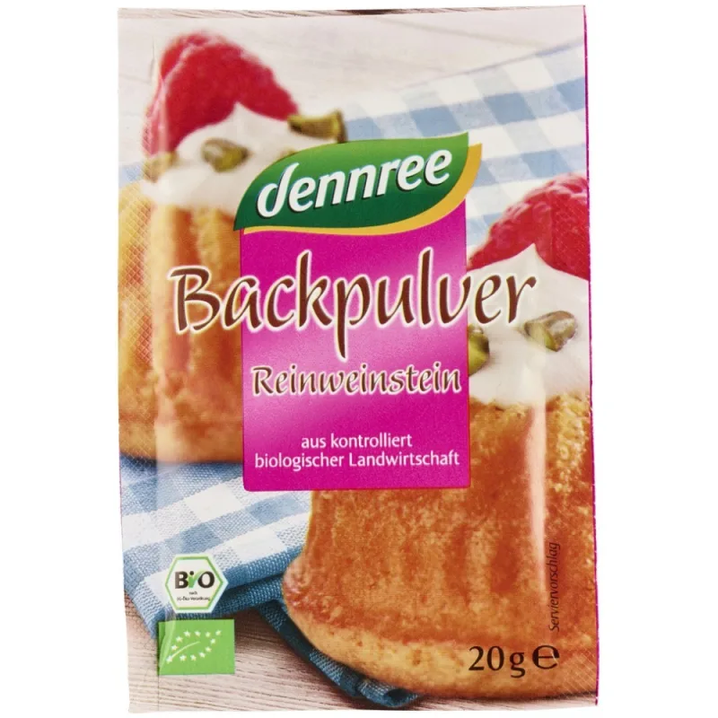 Praf de copt ecologic, 4x20g, Dennree — preț și oferte