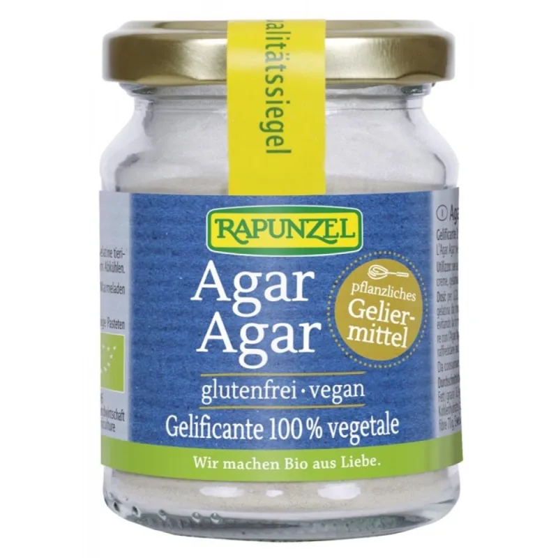 Agar Agar Bio fara gluten, 60g, Rapunzel — preț și oferte