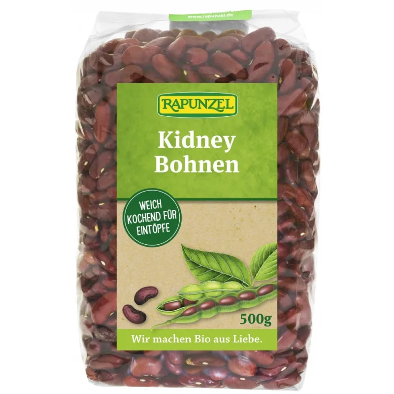 Fasole Bio Kidney rosie, 500g, Rapunzel — preț și oferte