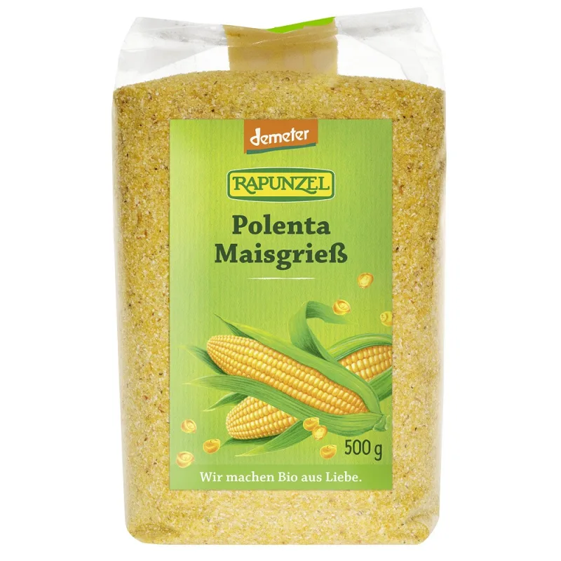 Gris Bio de porumb pentru mamaliga, 500g, Rapunzel — preț și oferte