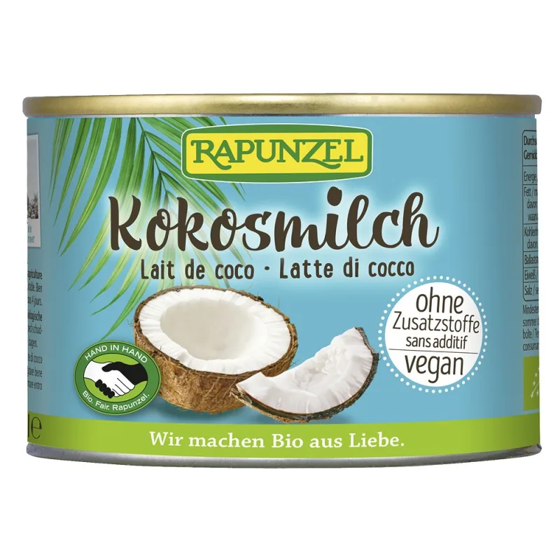 Lapte Bio de cocos, 200ml, Rapuzel Rapunzel — preț și oferte