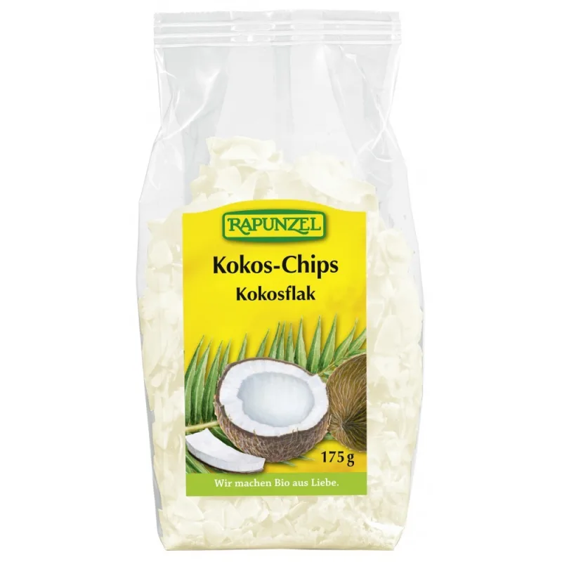 Nuca de cocos chipsuri Bio, 175g, Rapunzel — preț și oferte