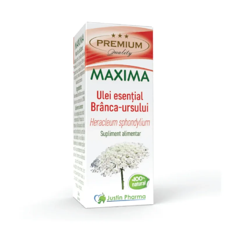 Ulei esential Branca-ursului Maxima ,uz intern, 10 ml, Justin Pharma — preț și oferte